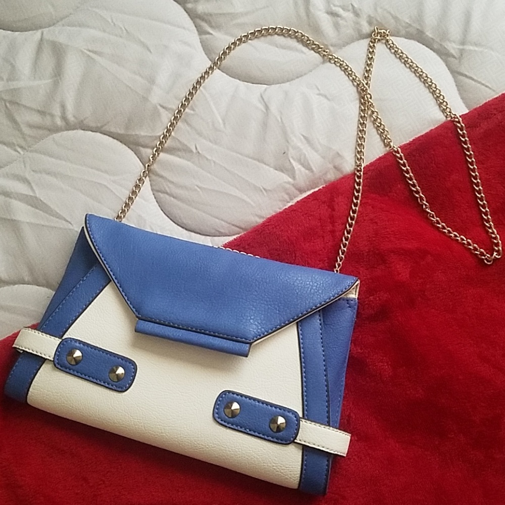 Vintage white/blue bag